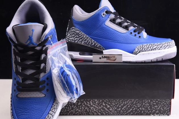 CT8532 3 Retro 'Varsity - Royal' Air Jordan 400 0810
